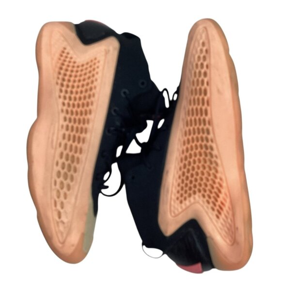 Adidas AE 1 Anthony Edwards Mens 7 Basketball Shoes Black & Orange Lace-Up High- - Picture 3 of 11